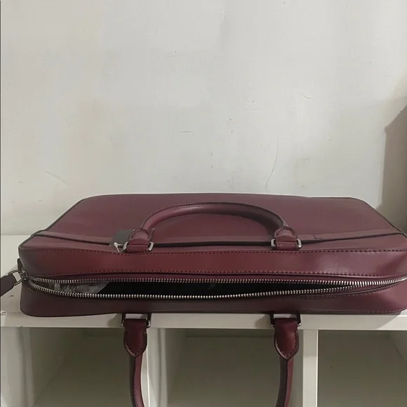 MK COOPER DARK CHERRY COMMUTER BRIEFCASE BAG RETAIL $598 NEW
